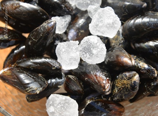 МИДИИ В СОУСЕ МАРИНЬЕР (MOULES MARINIERE) 