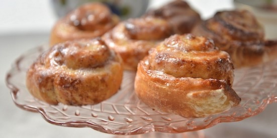 Булочки с корицей и пеканом