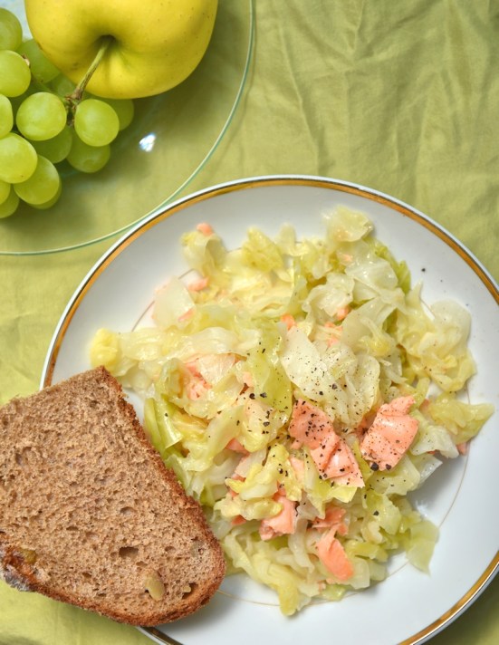 КАПУСТА с сальмоном