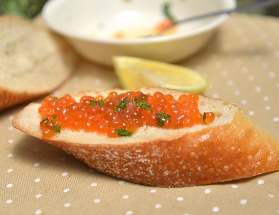 икра с зеленым луком