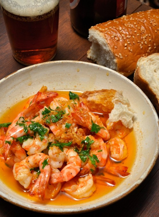 КРЕВЕТКИ ЖАРЕНЫЕ С ЧЕСНОКОМ ТАПАС ИЗ МАДРИДА