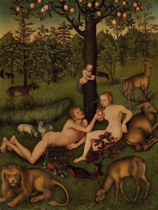 Lucas_Cranach_d.Ä._(Werkstatt)_-_Der_Garten_Eden