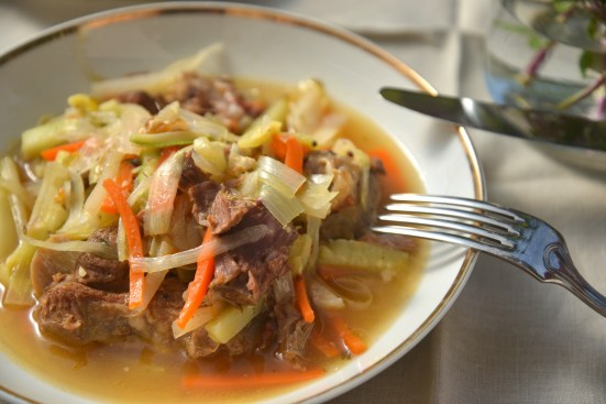 РАГУ ИЗ БАРАНИНЫ С ОВОЩАМИ