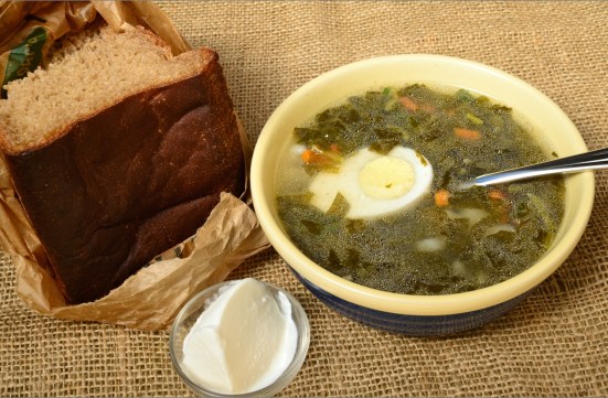 СУП ИЗ ЩАВЕЛЯ БЕЗ МЯСА