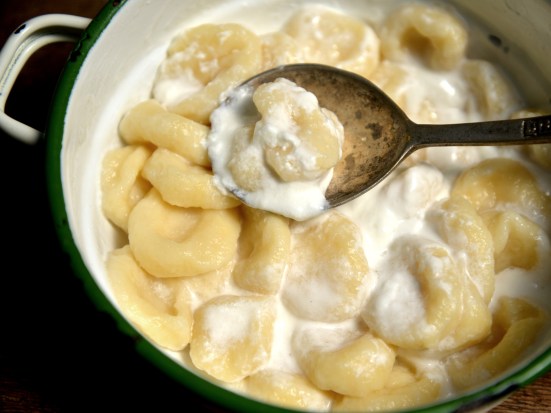 ГАЛУШКИ С ТВОРОГОМ ПО ВИЮ