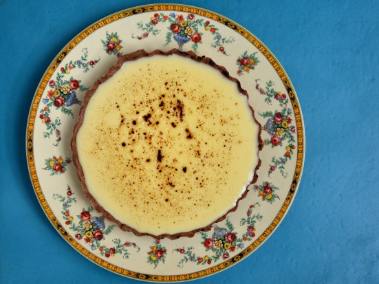 Тарт с каталонским кремом