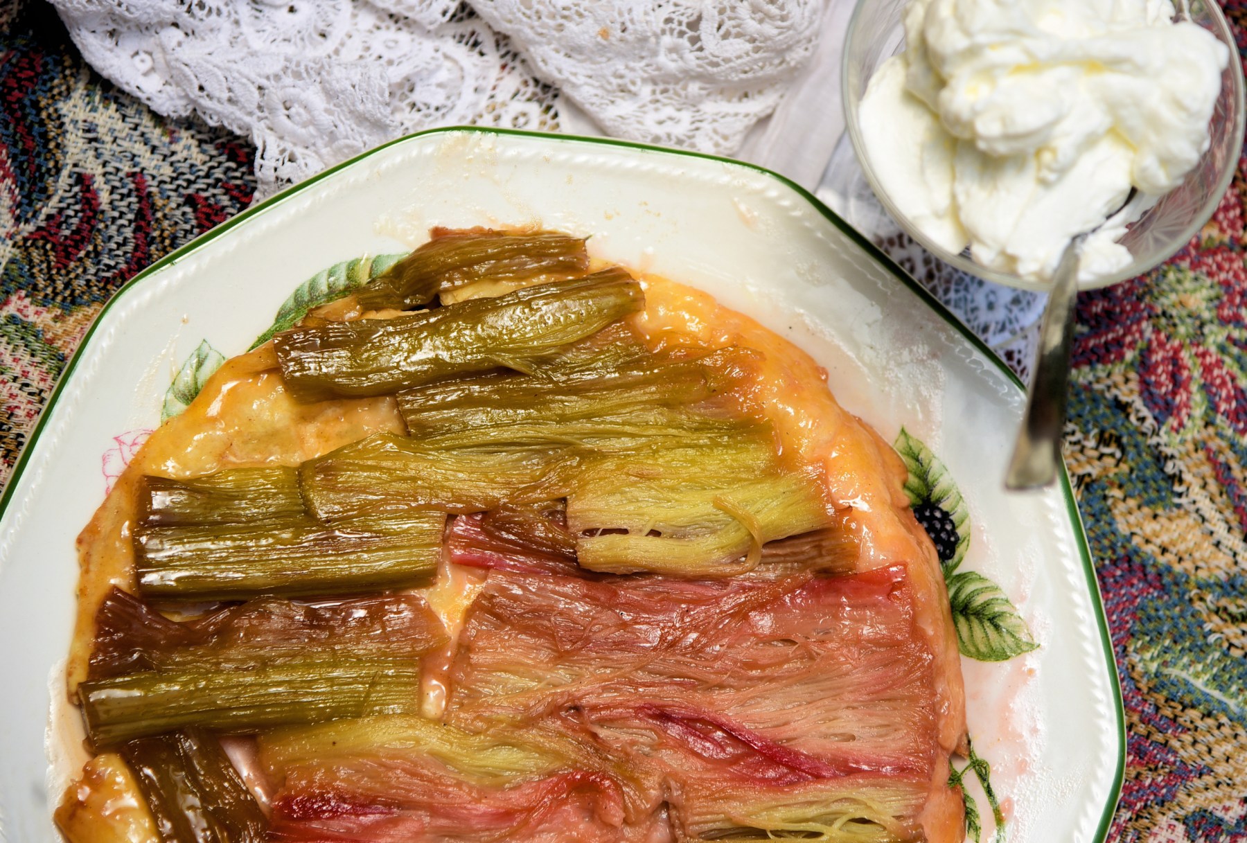 Тарт татен с ревенем