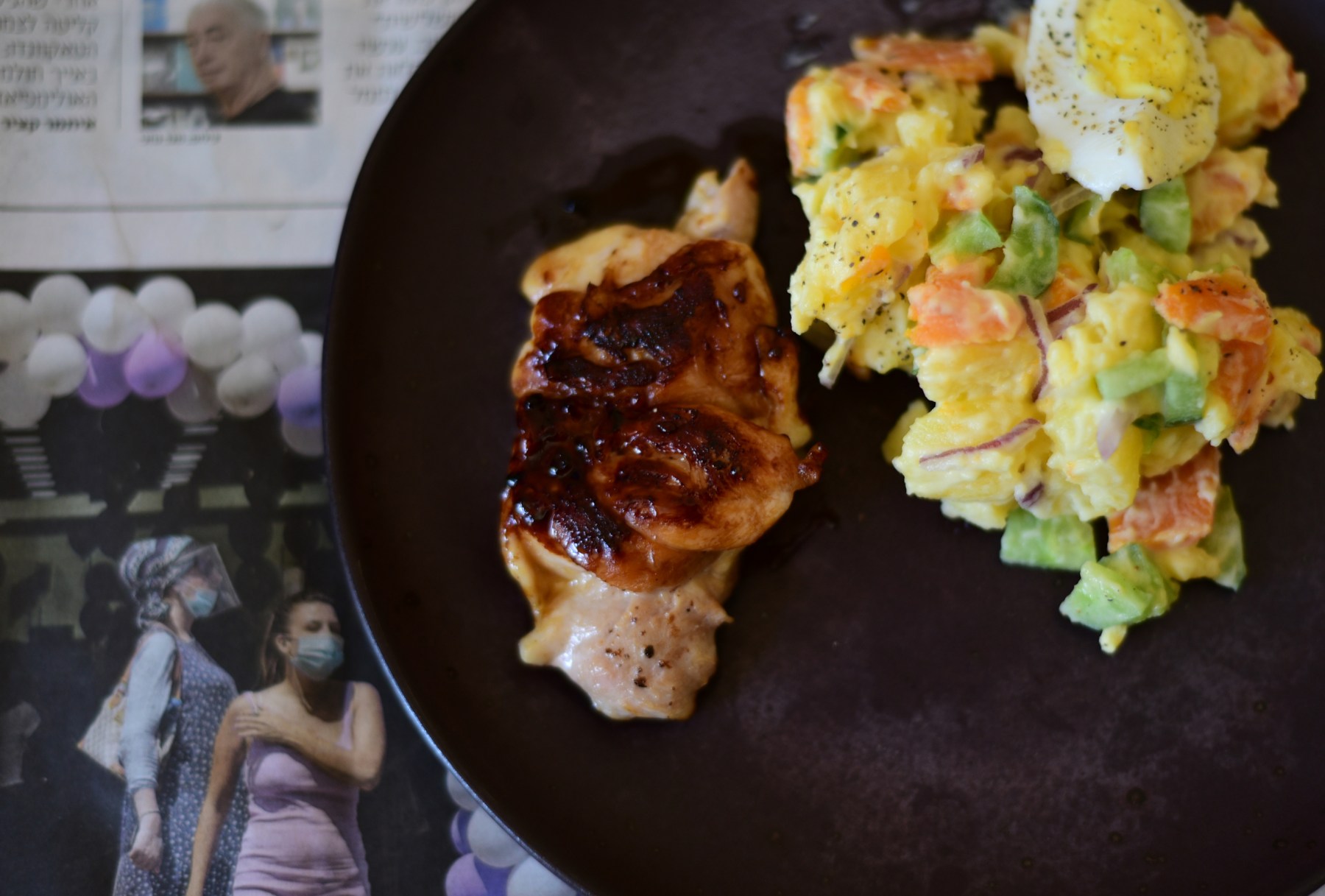 Японский картофельный салат